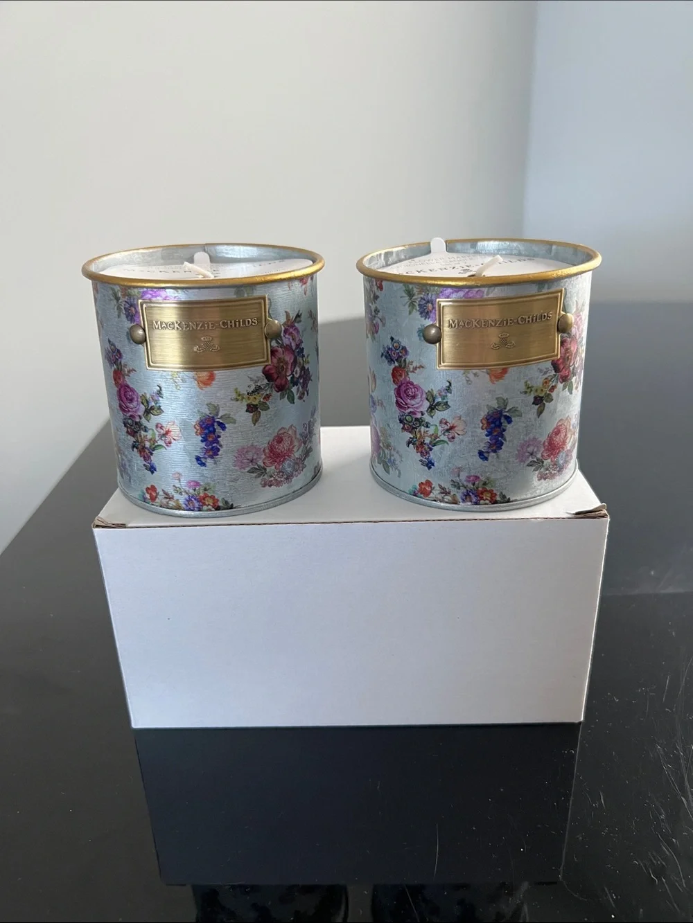 Mackenzie-Childs Flower Market Small Citronella Candies - Set of 2
